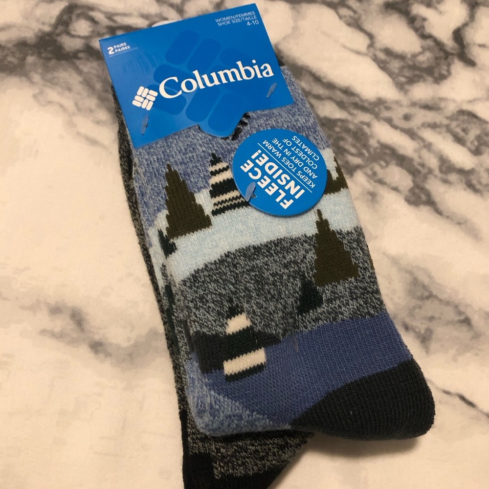 💣NEW💣 2-Pack Columbia Socks